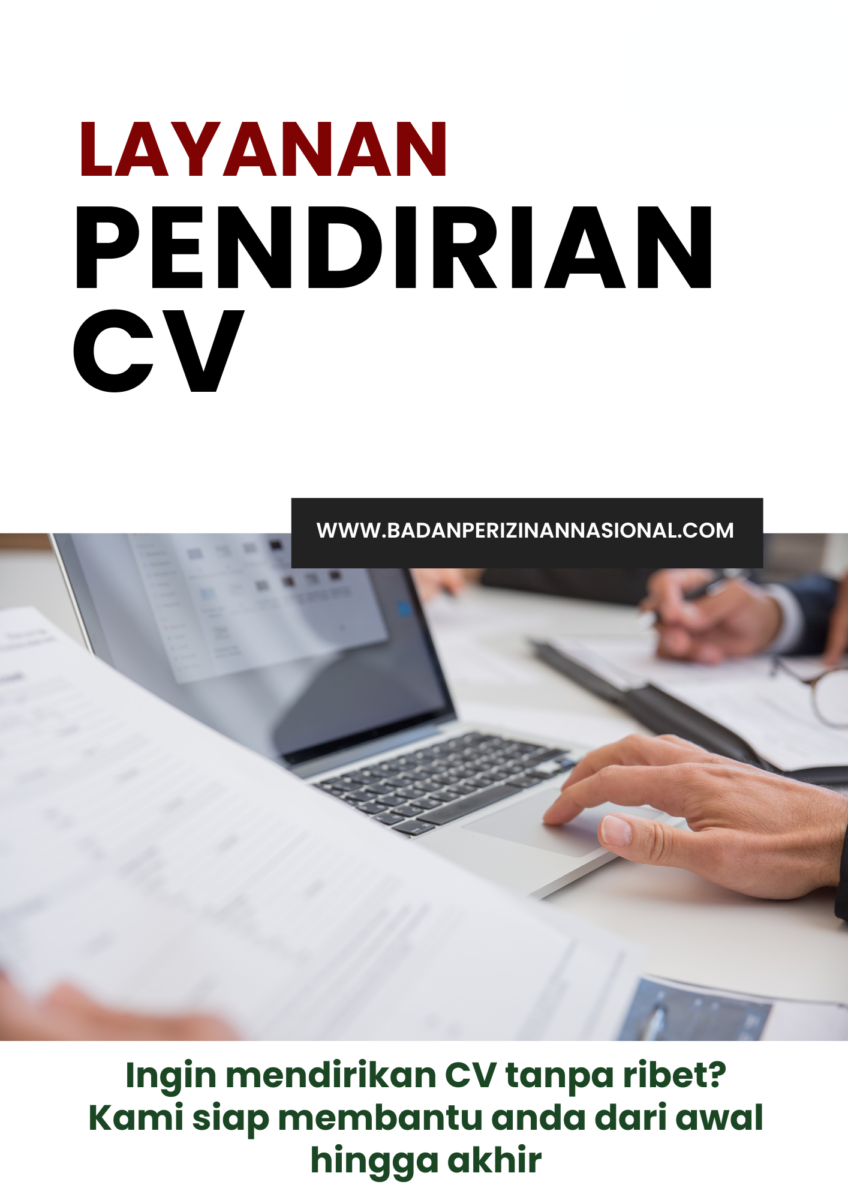 jasa pendirian cv di badan perizinan nasional