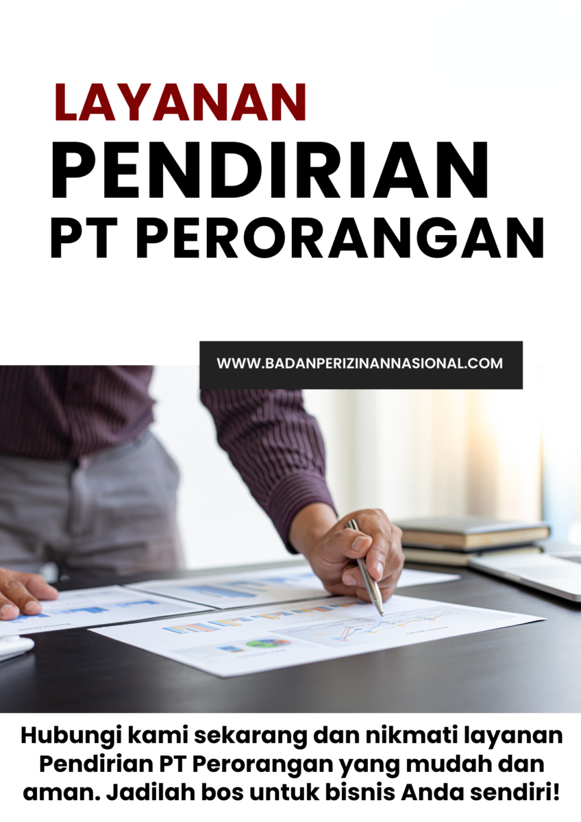 jasa pendirian pt perorangan di badan perizinan nasional